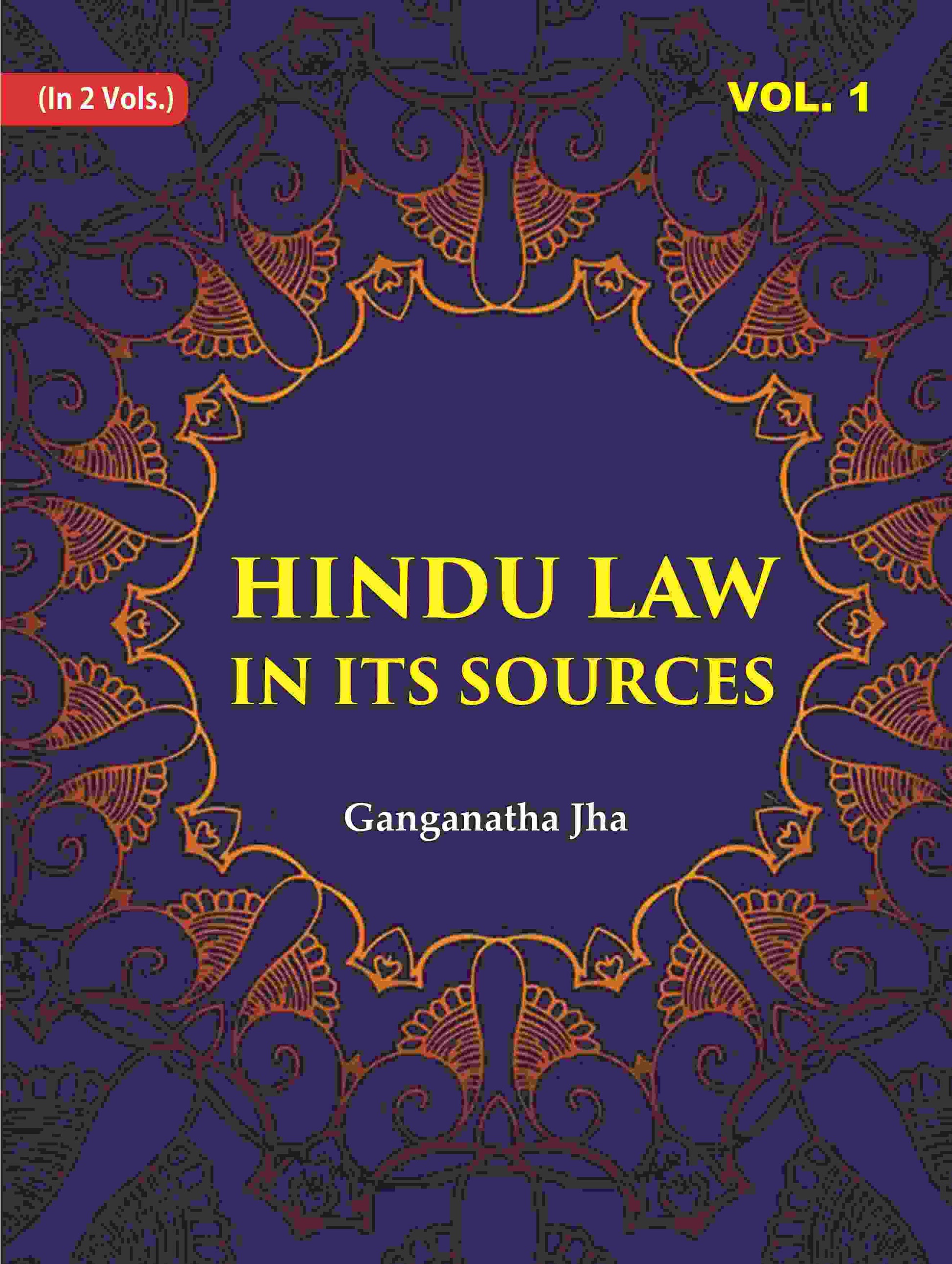 Hindu Law in its Sources 1st - Gyan Books 