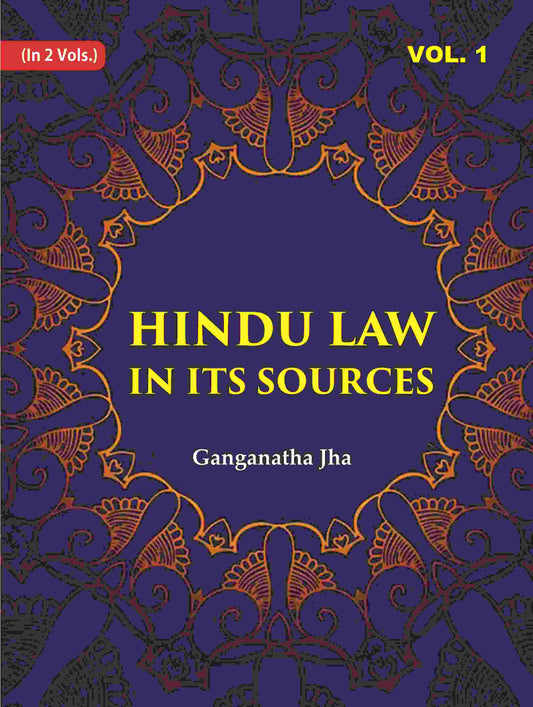 Hindu Law in its Sources 1st - Gyan Books 
