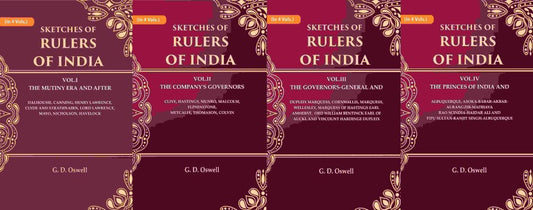 Sketches Of Rulers Of India: 1 The Mutiny Era And After Dalhousie, Canning, Henry Lawrence, Clyde And Vol. - Gyan Books 
