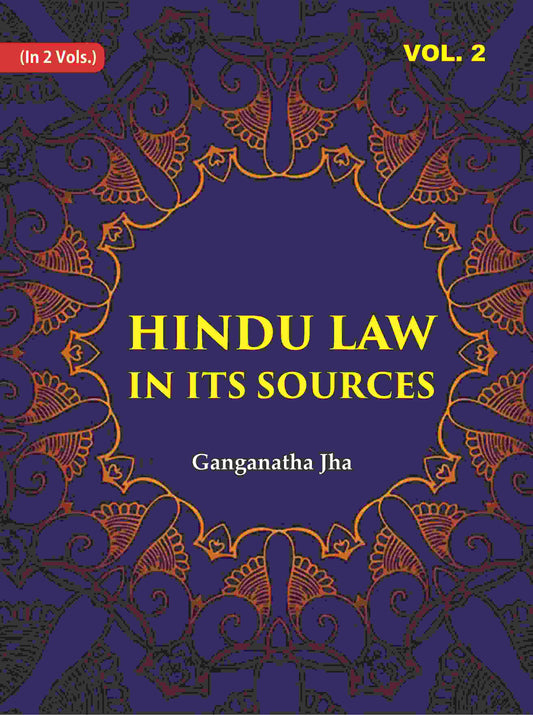 Hindu Law in its Sources 2nd - Gyan Books 
