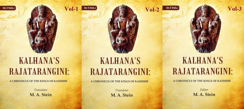 Kalhana'S Rajatarangini: A Chronicle Of The Kings Of Kashmir, Introduction Books L.-Vii., Book 3 Vols. Set - Gyan Books 
