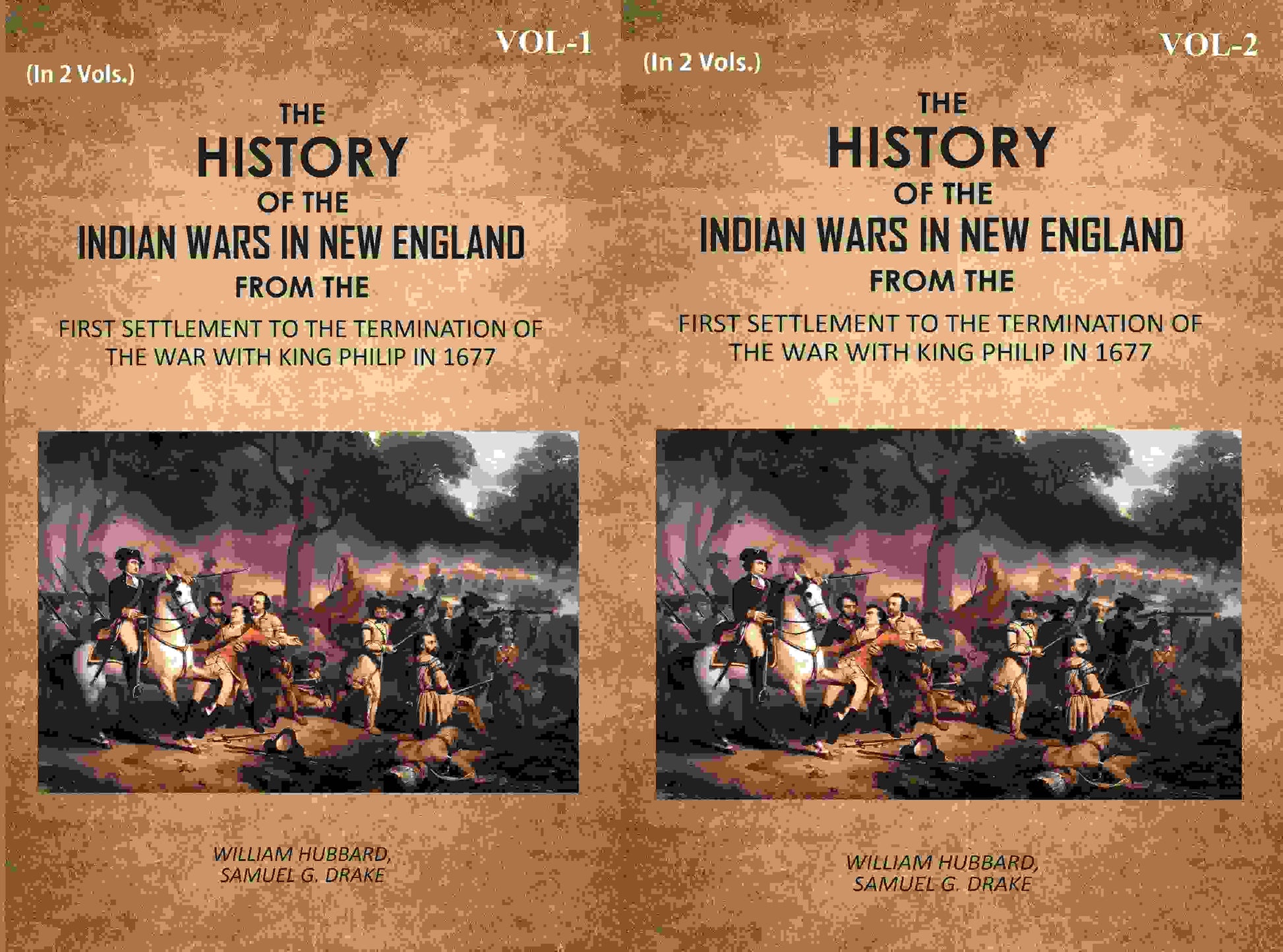 The History Of The Indian Wars In New England: From The First Settlement To The Termination 2 Vols. Set - Gyan Books 