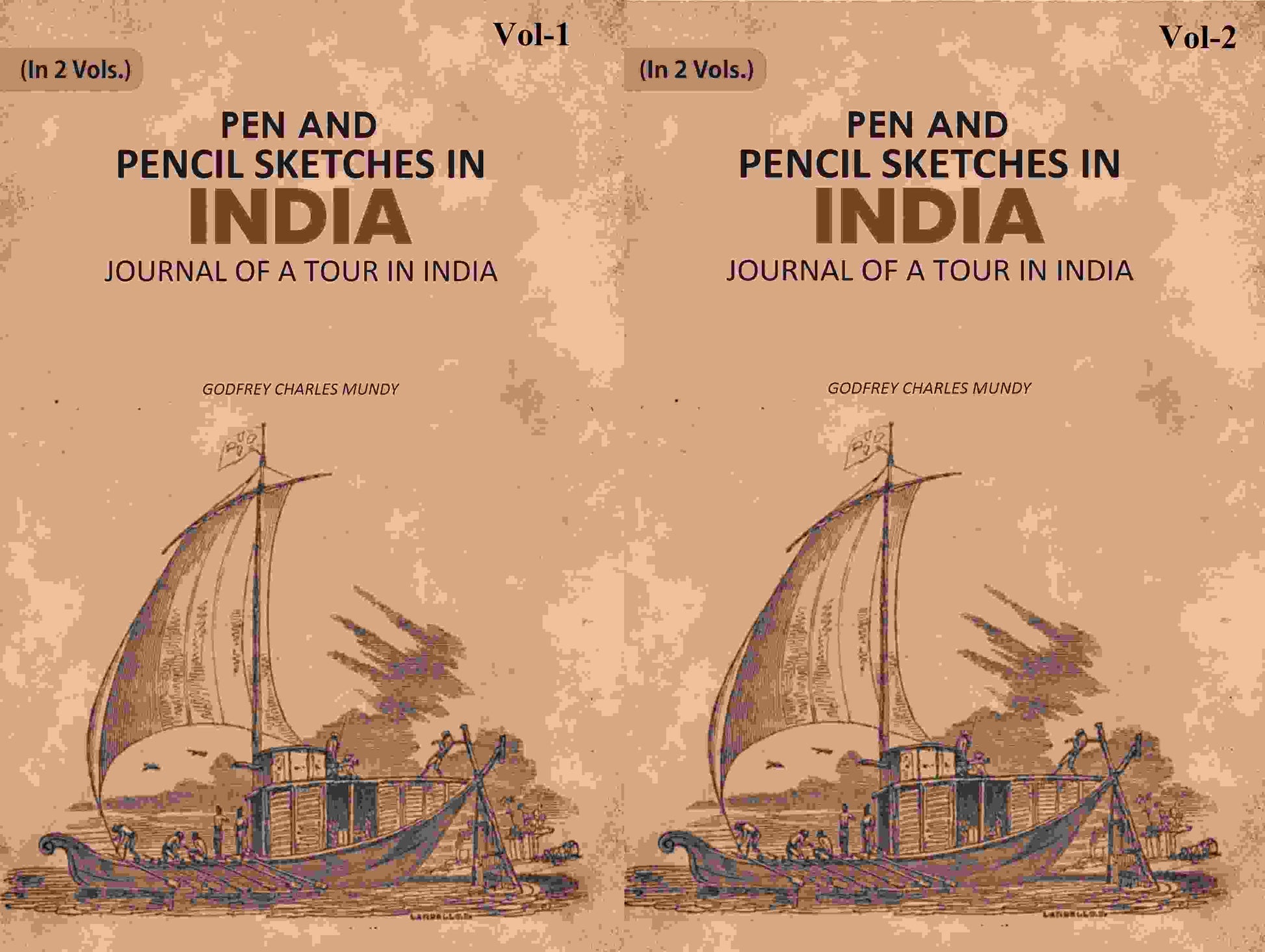 Pen and Pencil Sketches in India: Journal of a Tour in India 2 Vols. Set - Gyan Books 