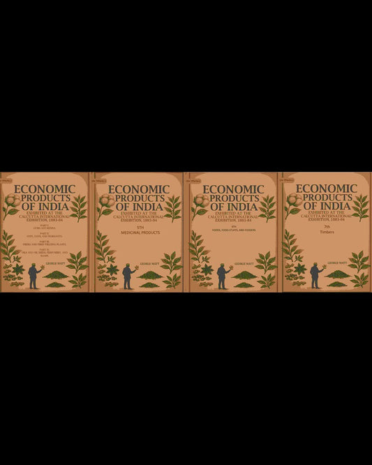 Economic Products of India: Exhibited at the Calcutta International Exhibition, 1883-84 7 Parts Set - Gyan Books 