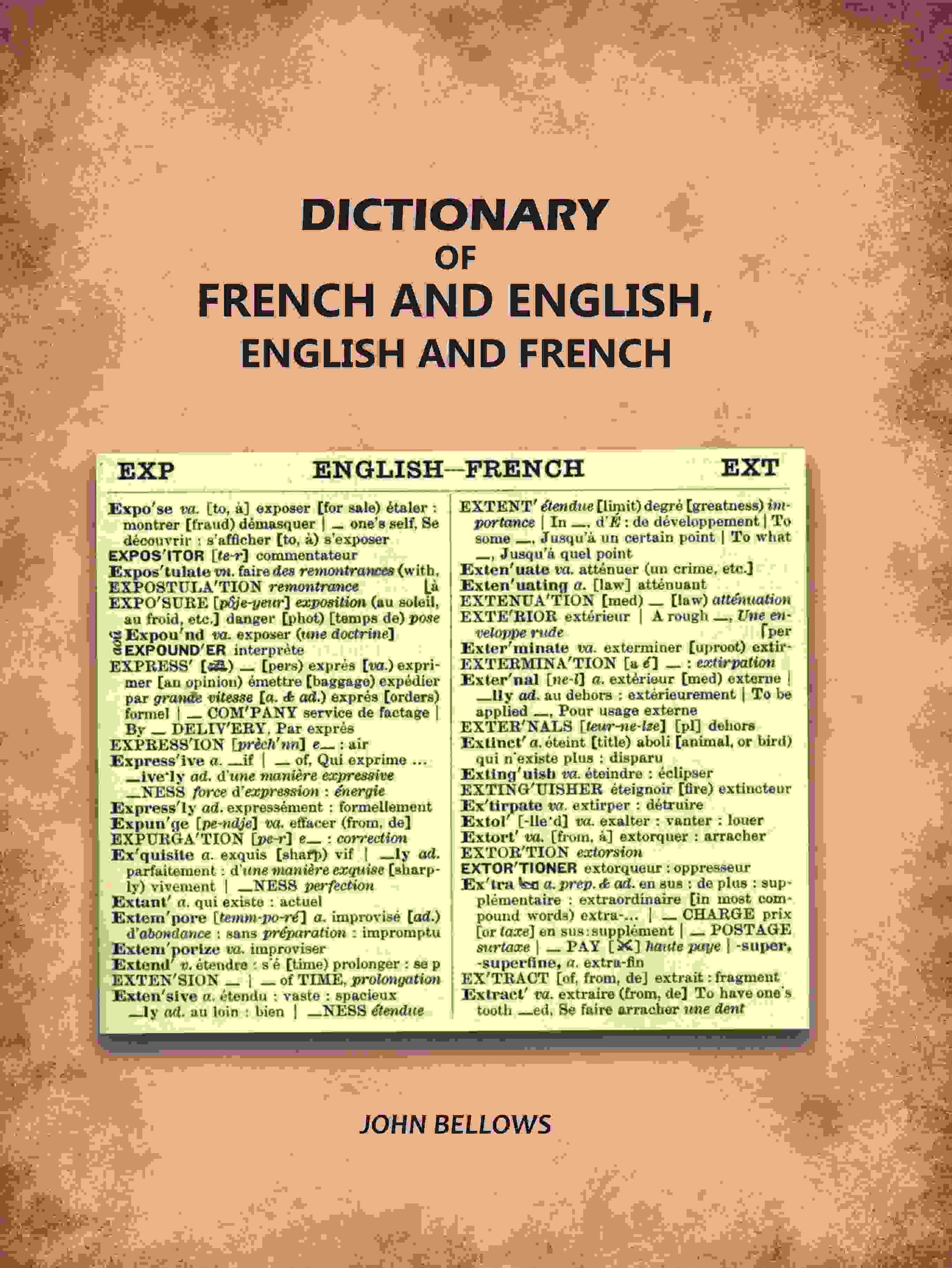 Dictionary of French and English, English and French - Gyan Books