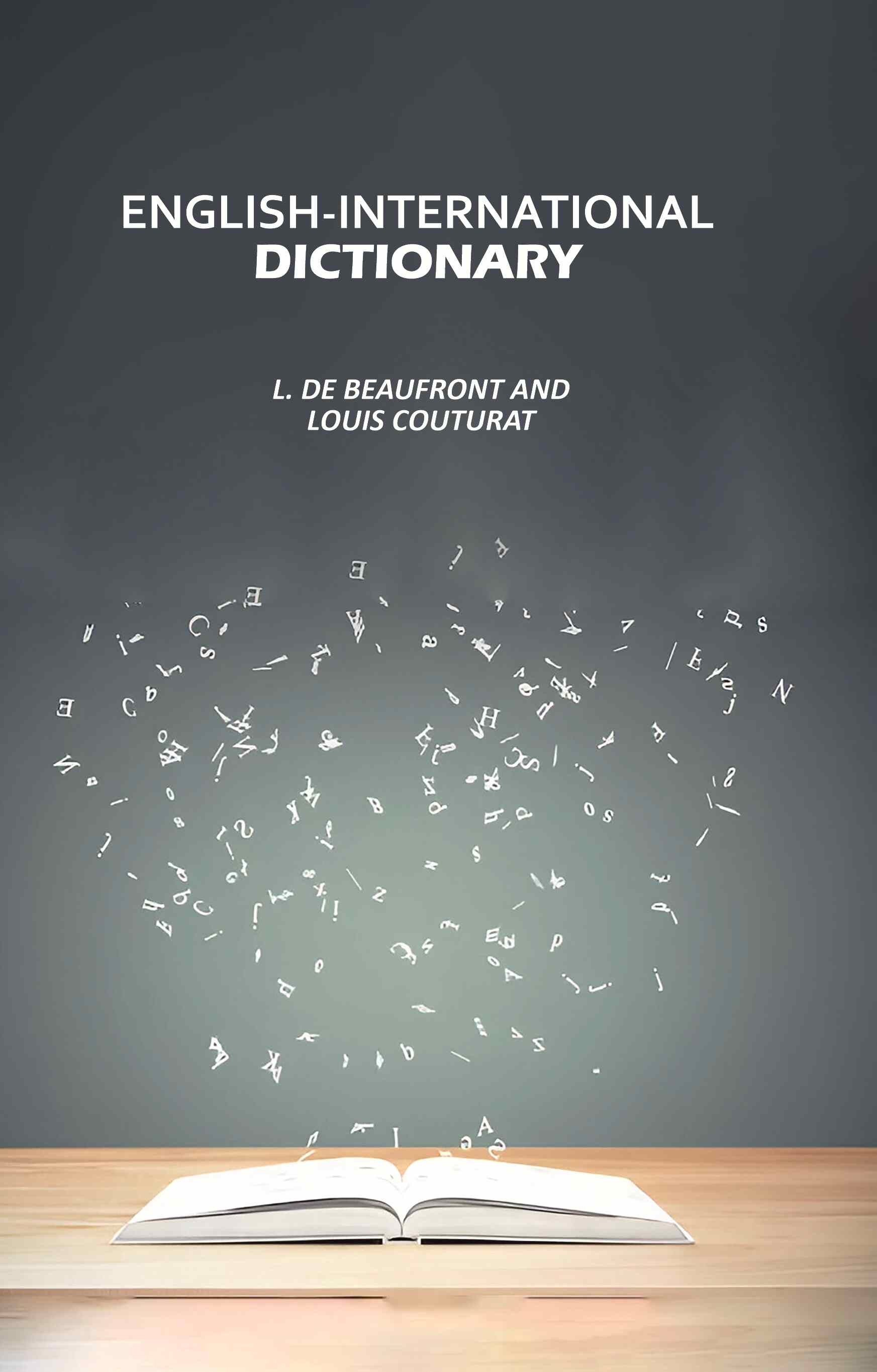 English-International Dictionary - Gyan Books