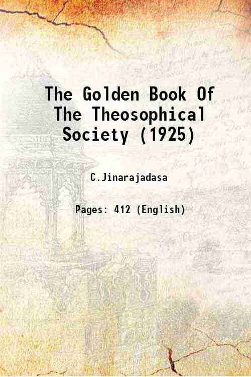 The Golden Book of the Theosophical Society - Gyan Books  Grab2Buy Gyan Books Grab2Buy