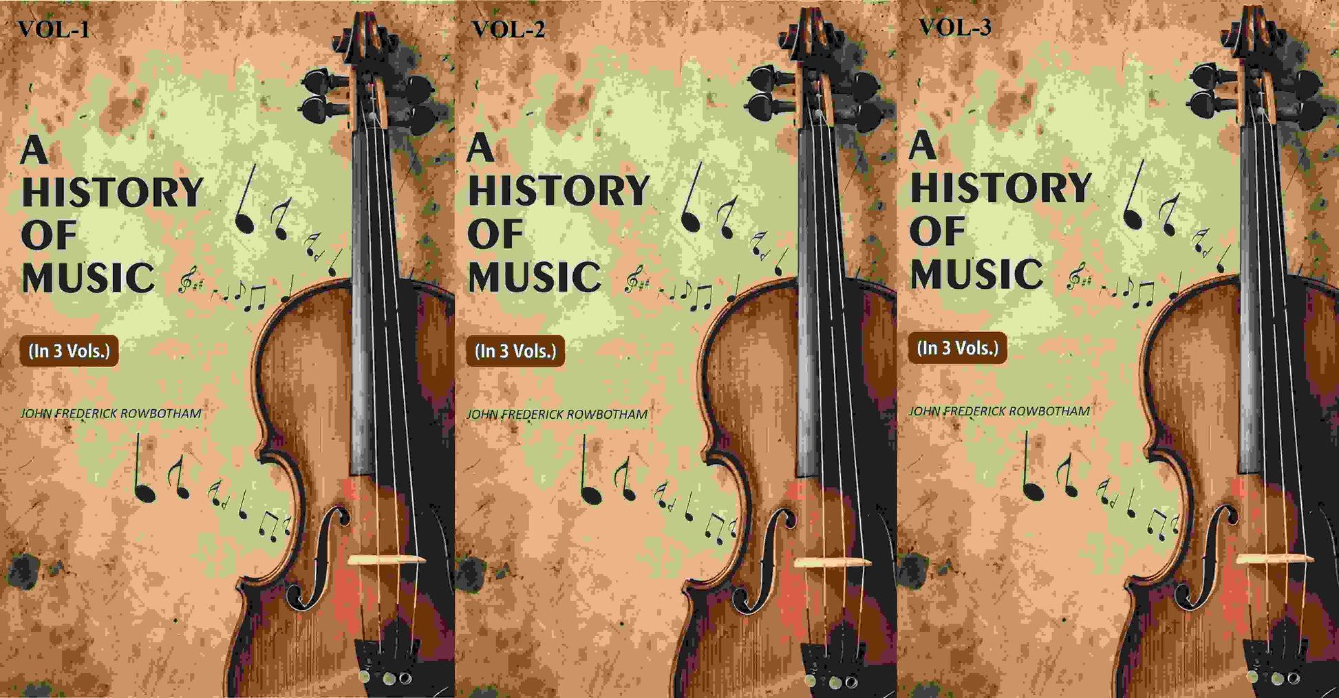 A History Of Music (3 Vols. Set) - Gyan Books 