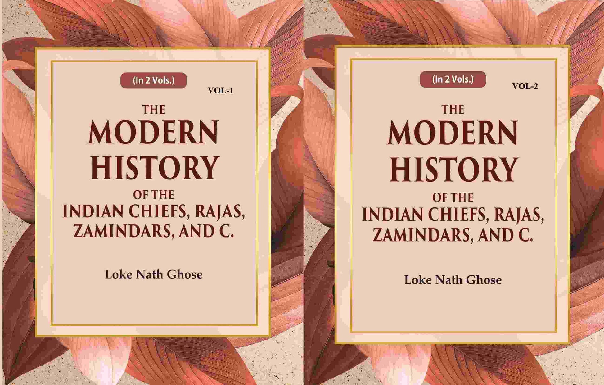 The Modern History Of The Indian Chiefs, Rajas, Zamindars, And C. (2 Vols. Set) - Gyan Books  Grab2Buy Gyan Books Grab2Buy