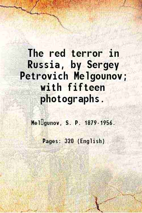 The Red Terror In Russia - Gyan Books  Grab2Buy Gyan Books Grab2Buy