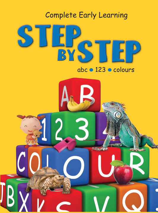 Step by Step Abc 123 Colours - Om Books