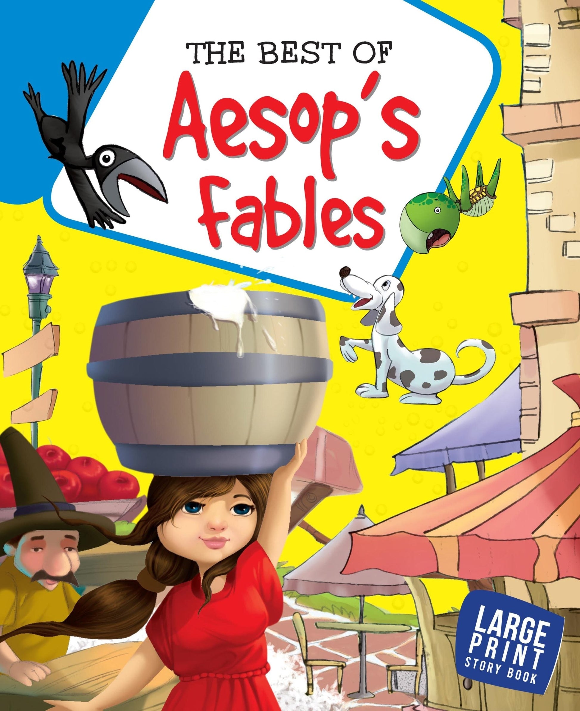 The Best of Aesops Fables : Large Print (Binder) - Om Books 