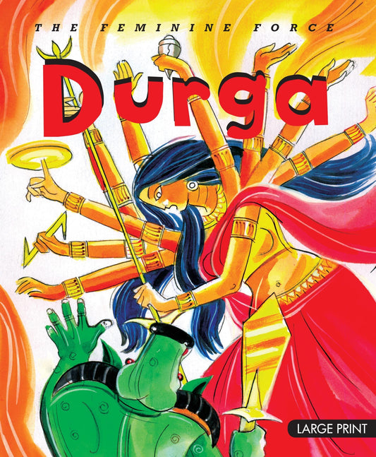 The Feminine Force Durga : Large Print - Om Books  Grab2Buy Om Books Grab2Buy