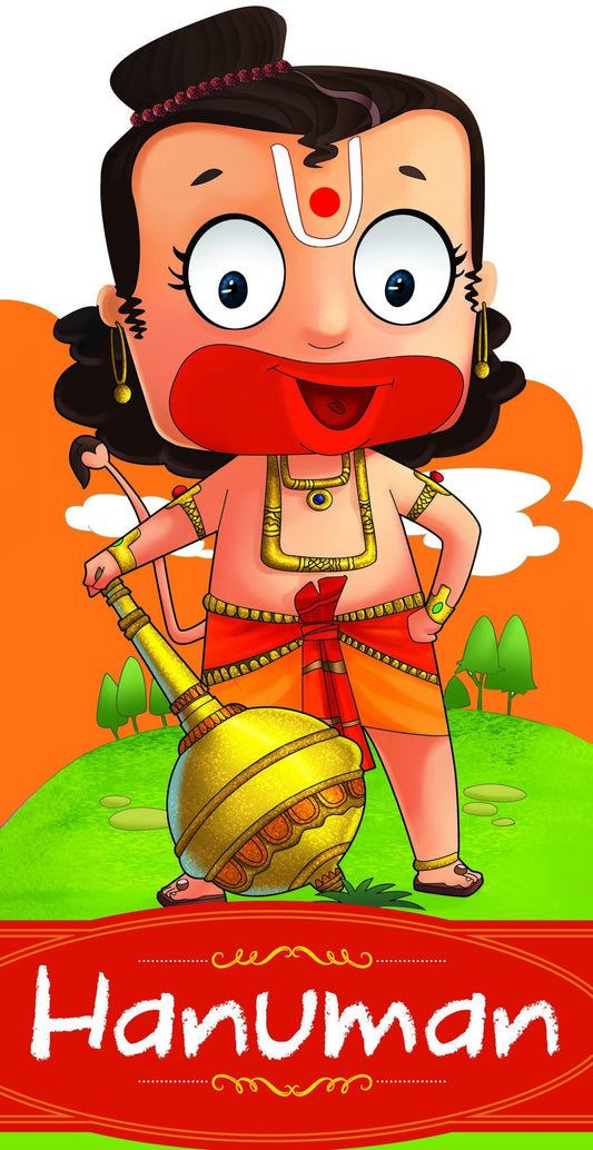 Hanuman : Cutout Story Book - Om Books