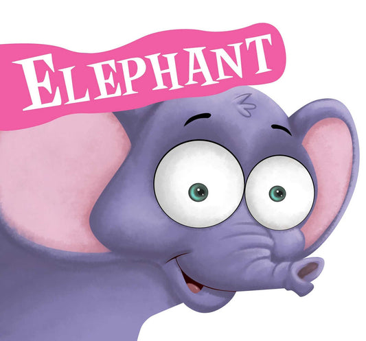 Elephant : Cutout Board Book - Om Books 