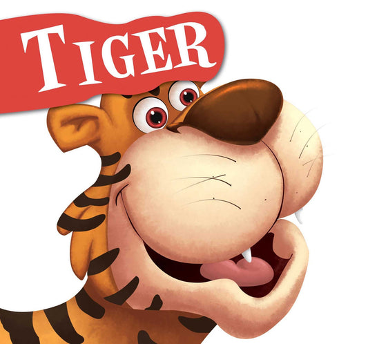 Tiger : Cutout Board Book - Om Books