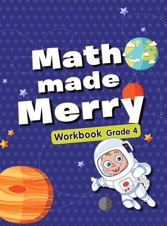 Maths Made Merry Workbook Grade-4 - Om Books 