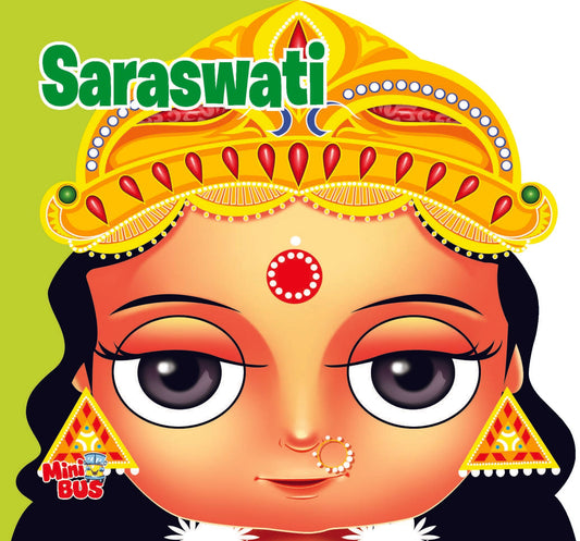 Saraswati : Cutout Board Book - Om Books