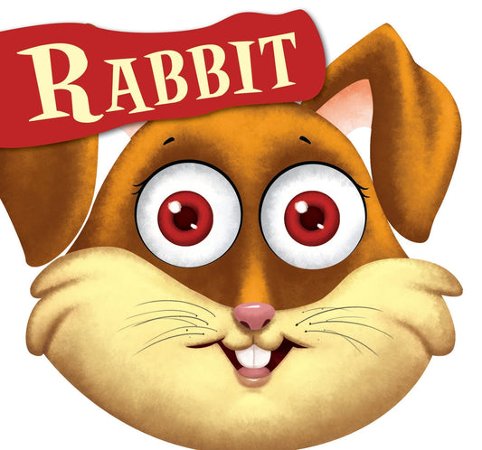 Rabbit : Cutout Board Book - Om Books 