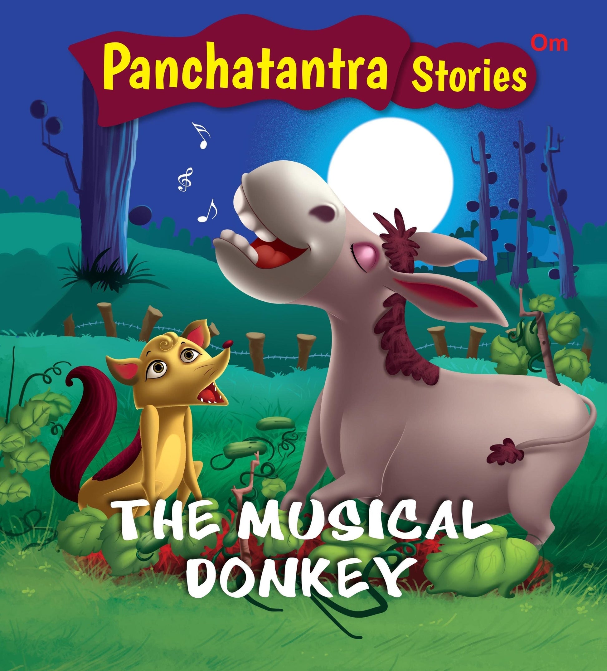 The Musical Donkey : Panchatantra Stories - Om Books 