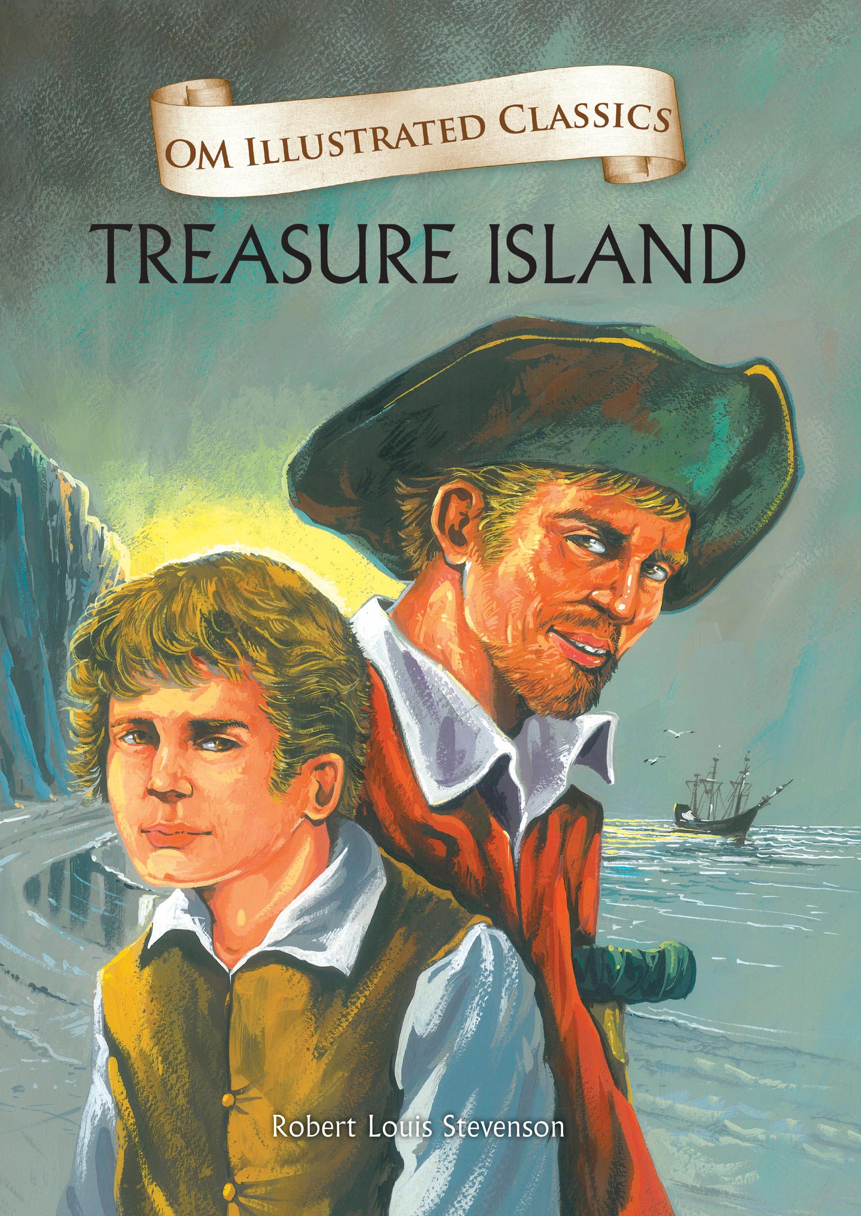 Treasure Island : Om Illustrated Classics - Om Books  Grab2Buy Om Books Grab2Buy