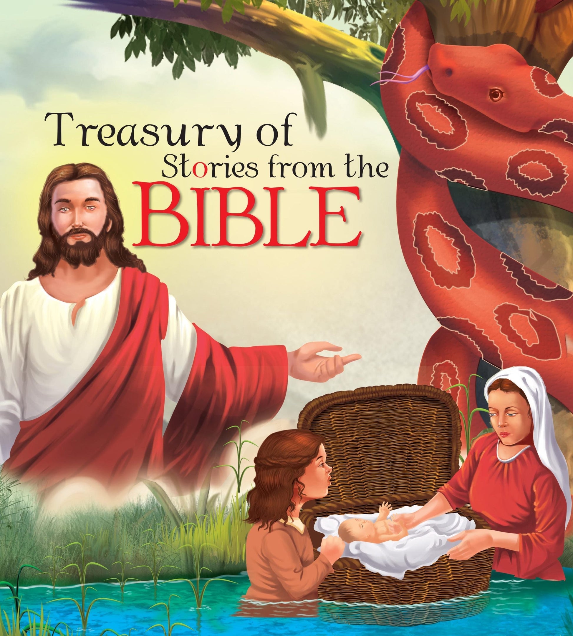 Treasury of Stories from the Bible (Binder) - Om Books  Grab2Buy Om Books Grab2Buy