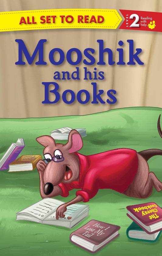 All set to Read Readers Level 2 Mooshik and his Books - Om Books