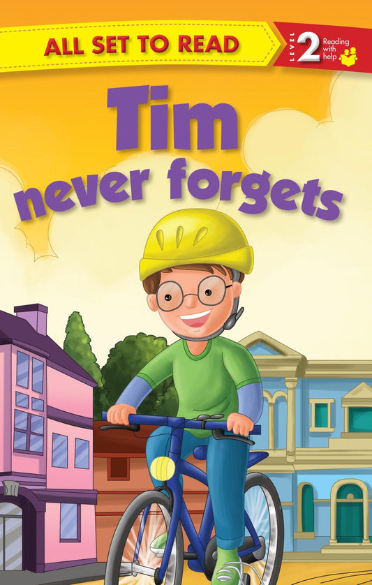 All set to Read Readers Level 2 Tim Never Forgets - Om Books