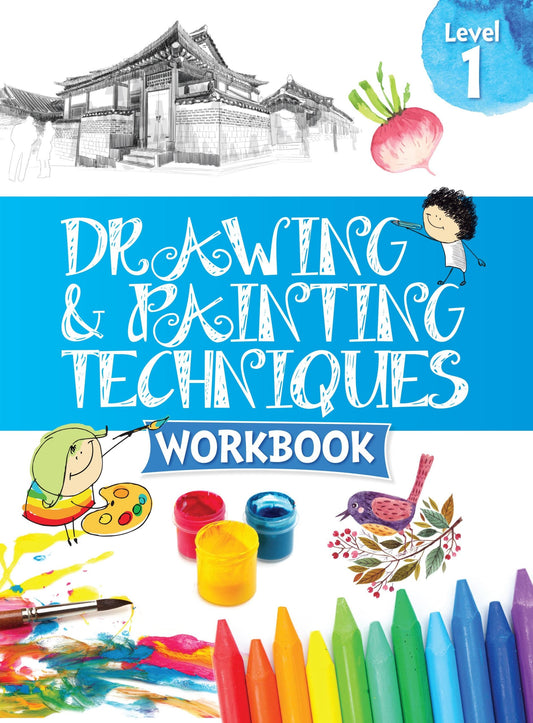 Drawing & Painting Techniques Workbook Grade 1 - Om Books