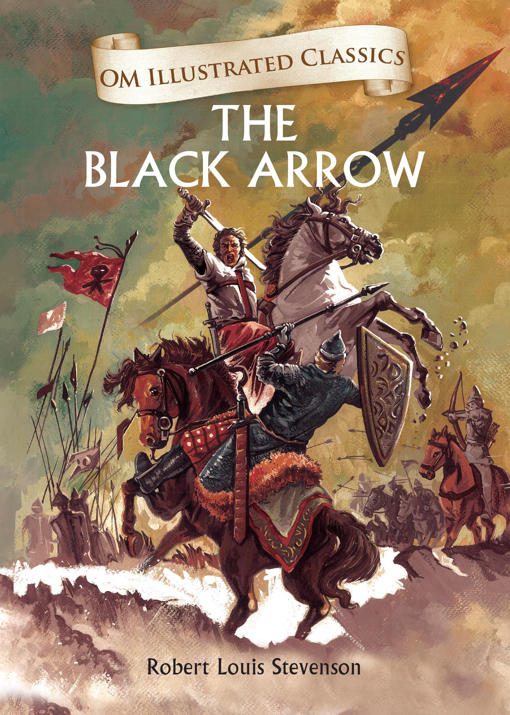 The Black Arrow : Om Illustrated Classics - Om Books  Grab2Buy Om Books Grab2Buy