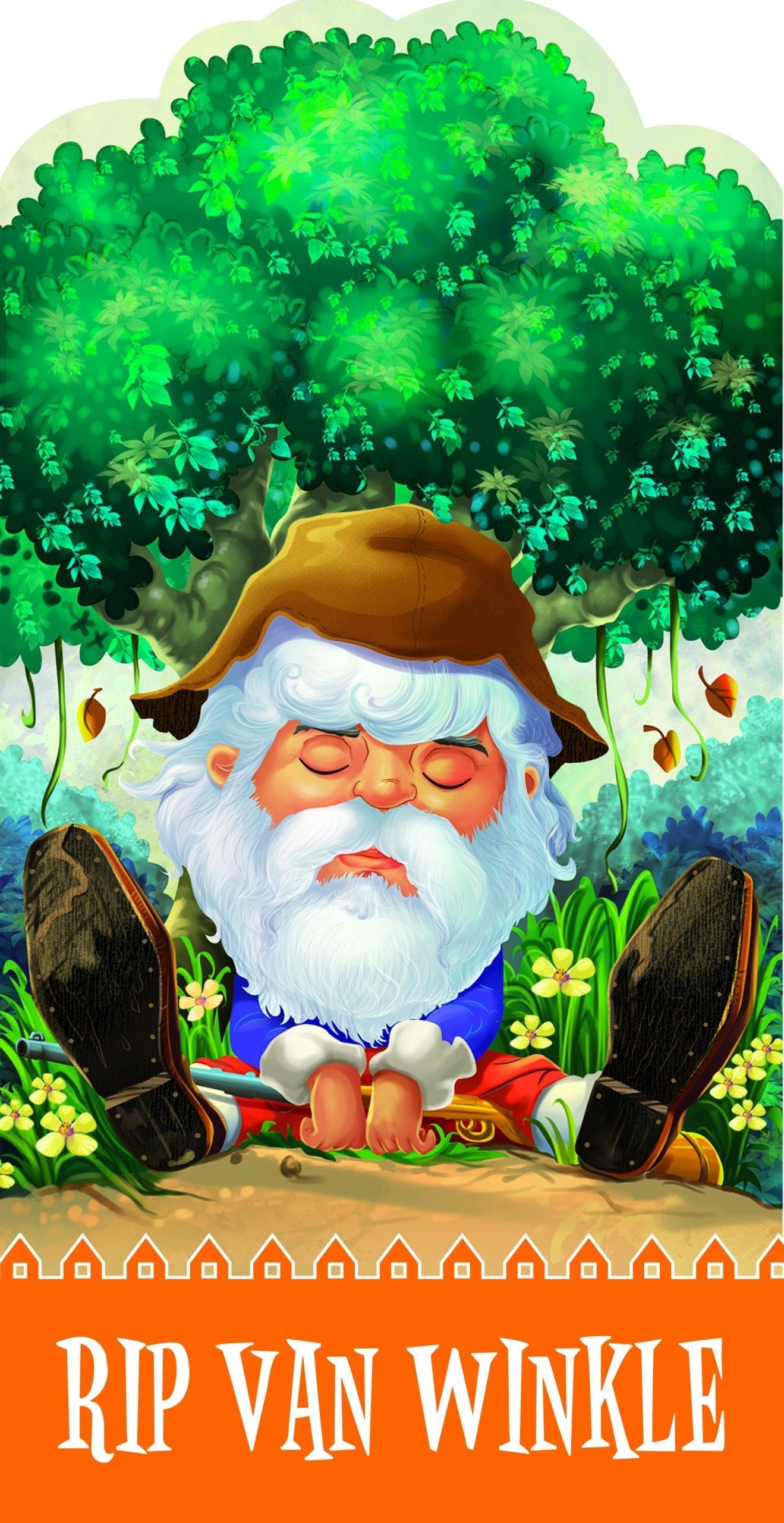 Rip Van Winkle : Cutout Story Book - Om Books 