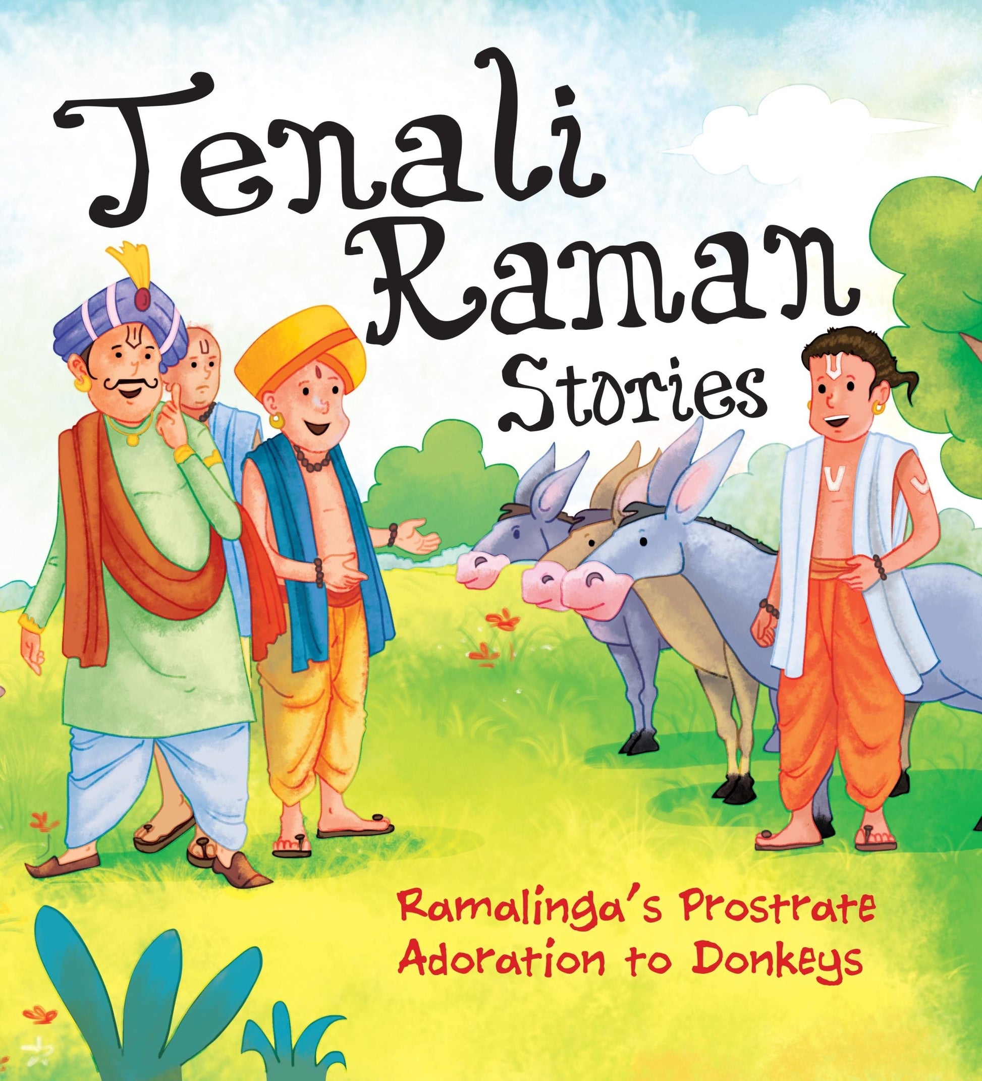 Ramalingas Prostrate Adoration to Donkeys : Tenali Raman Stories - Om Books 