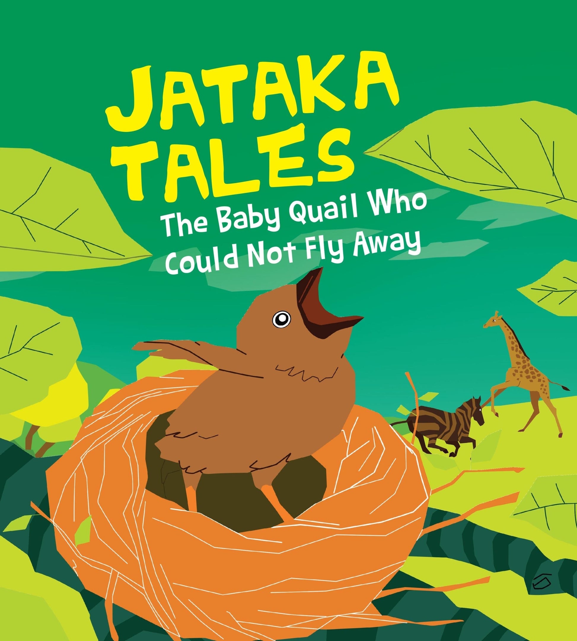 The Baby Quail Who Could not Fly Away : Jataka Tales - Om Books 