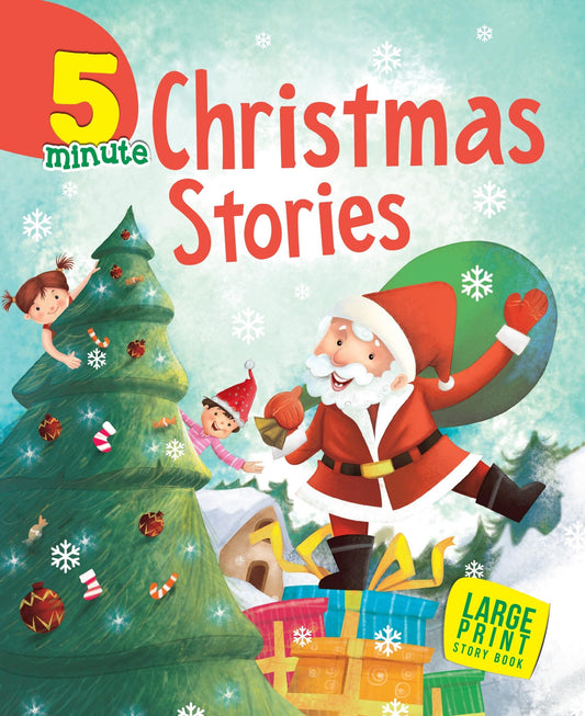 5 Minute Christmas Stories : Large Print - Om Books 