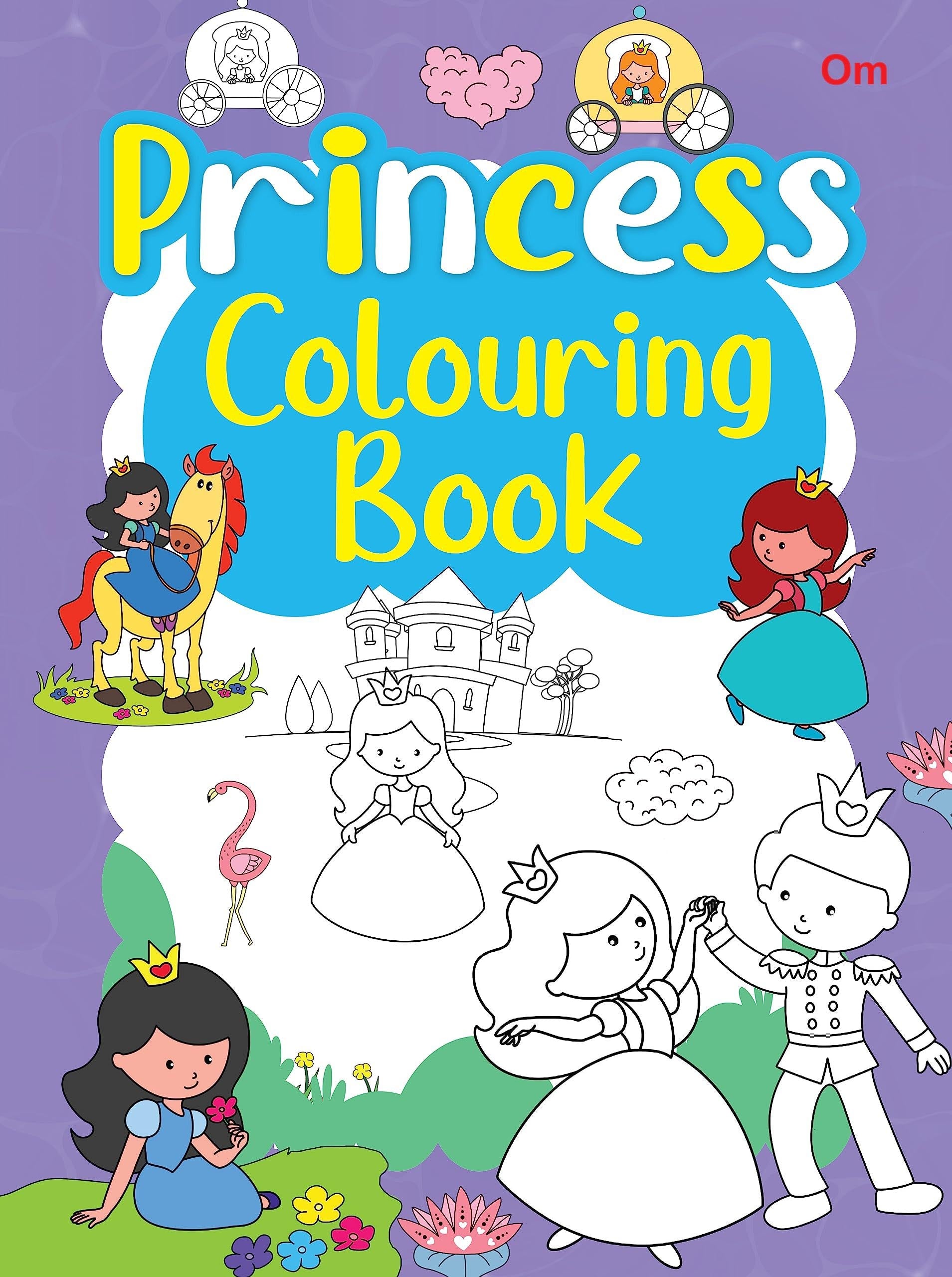 Princesses Colouring Book - Om Books 