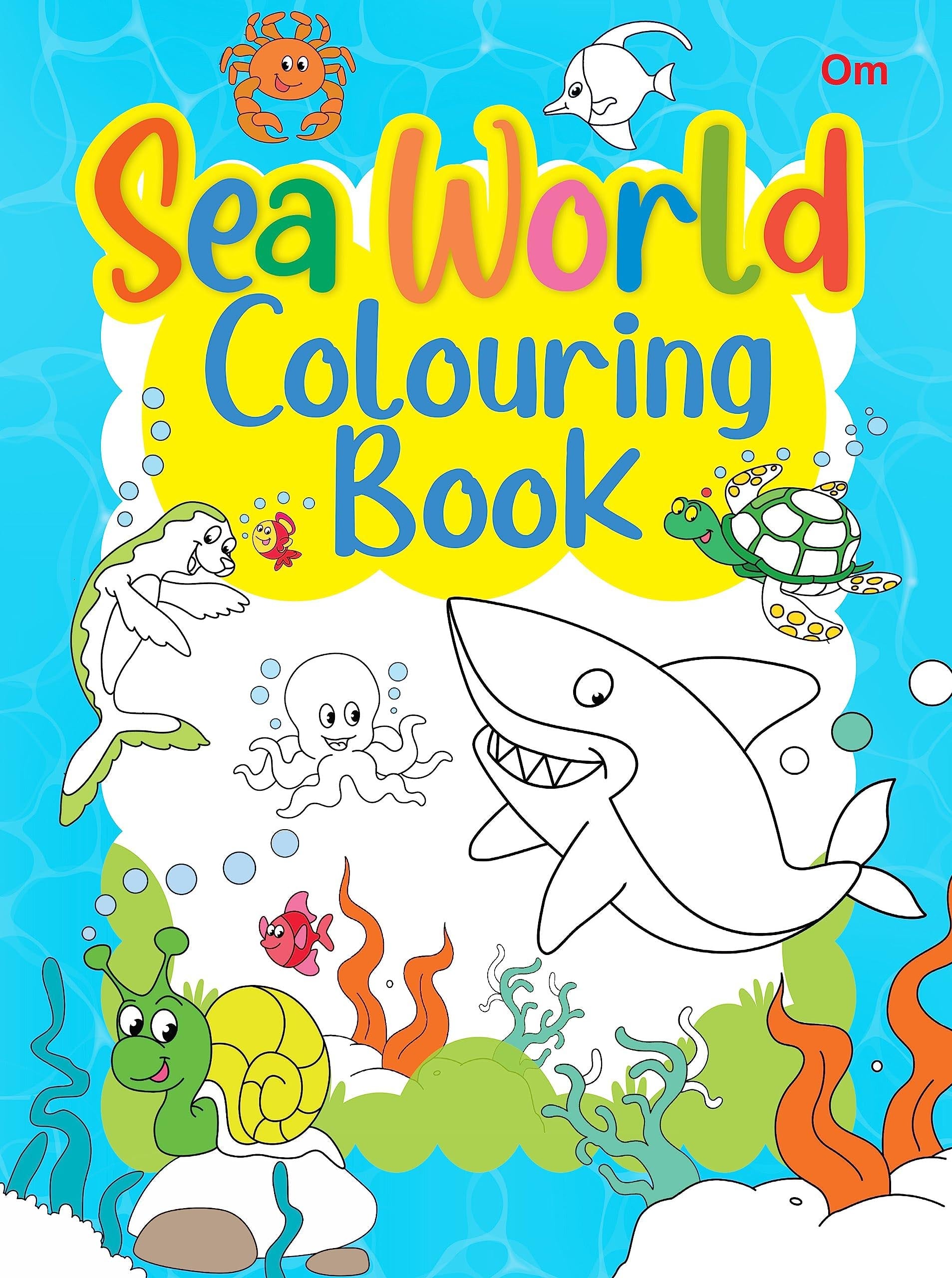 Sea World Colouring Book - Om Books 