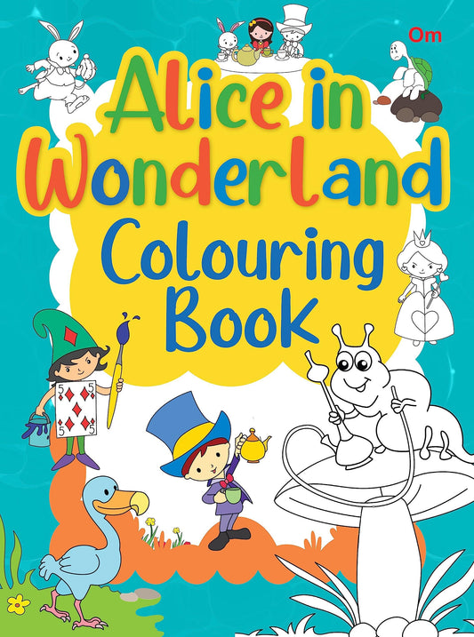 Alice in Wonderland Colouring Book - Om Books