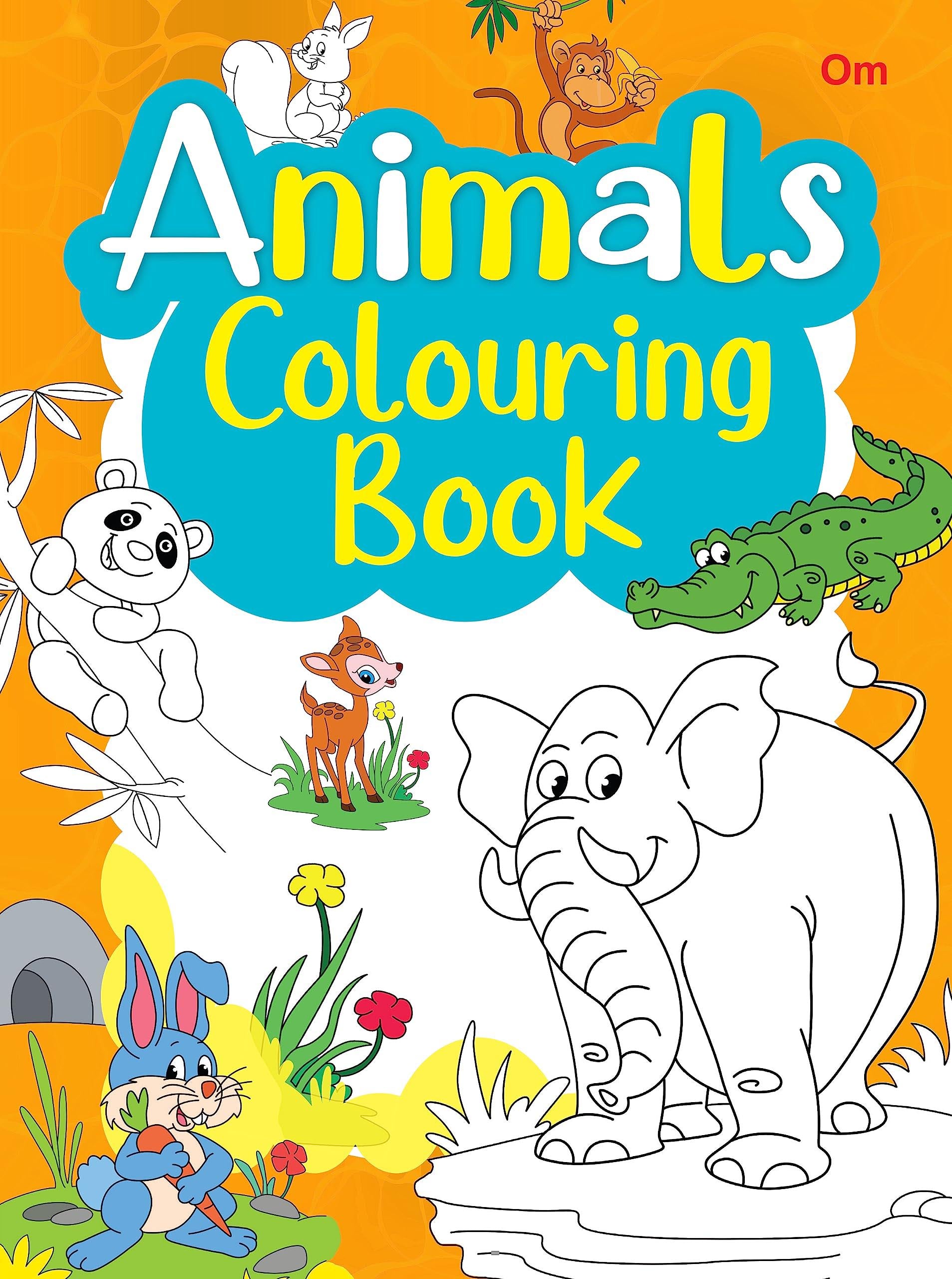 Animals Colouring Book - Om Books 