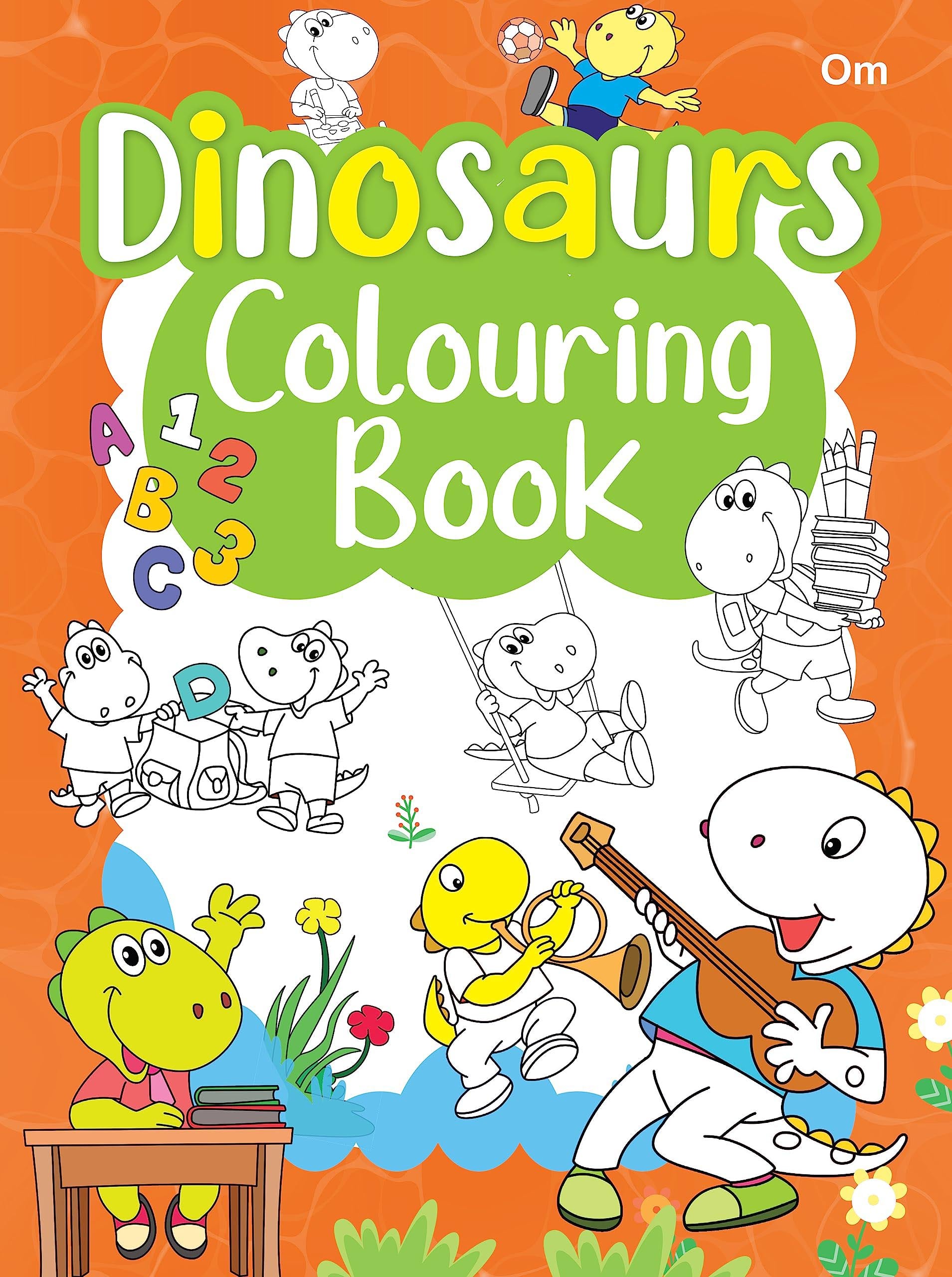 Dinosaurs Colouring Book - Om Books 