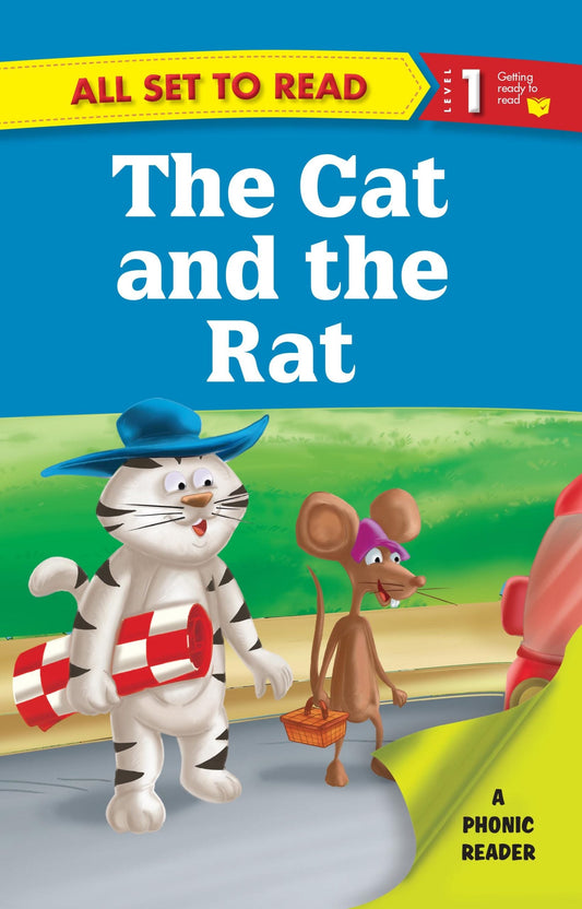 All set to Read A Phonics Reader The Cat and The Rat - Om Books