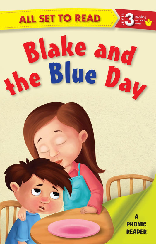 All set to Read A Phonics Reader Blake and the Blue Day - Om Books