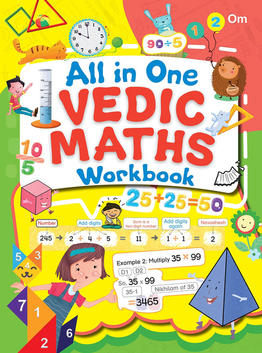 All in One Vedic Maths Workbook (Binder) - Om Books