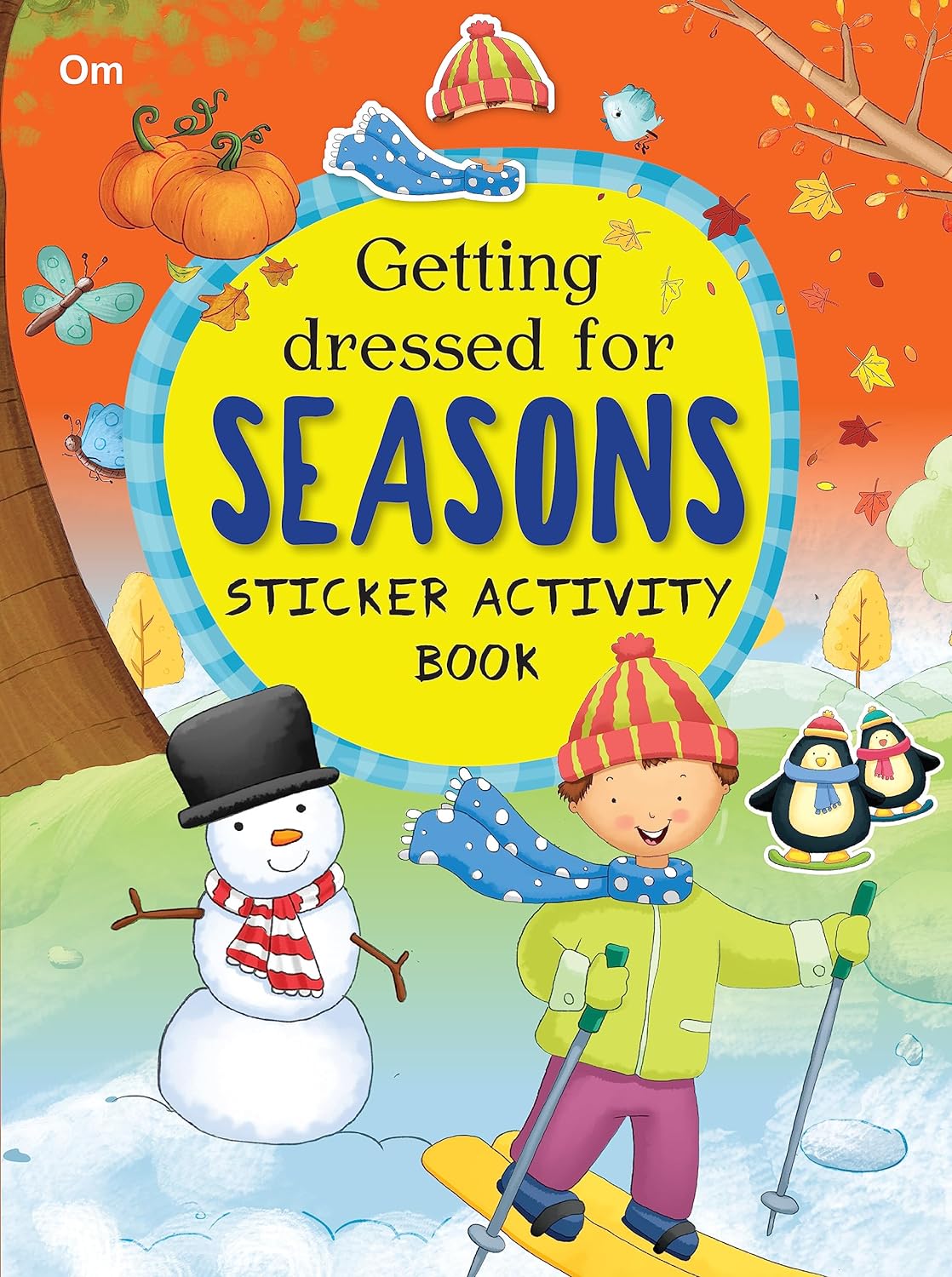 Getting Dressed for Seasons - Sticker Activity Books - Om Books 