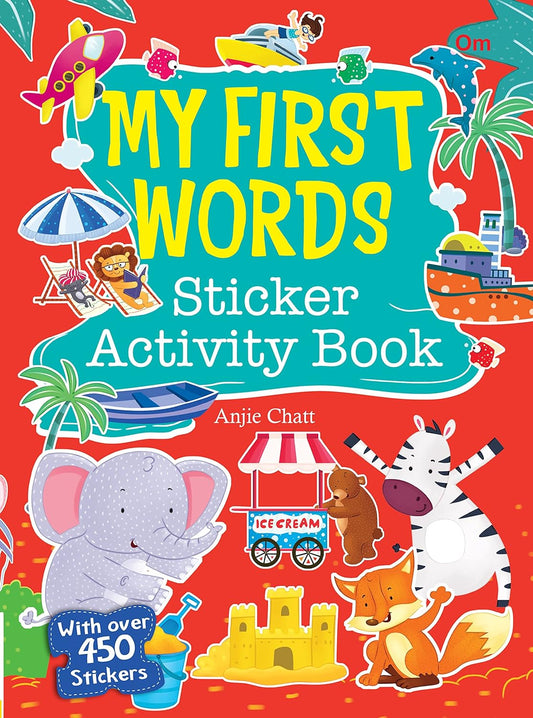 My First Words Sticker Activity Book - Om Books