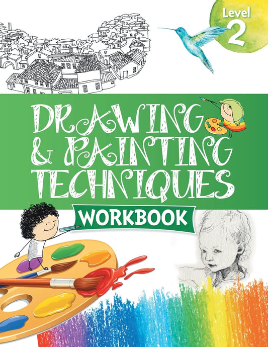 Drawing & Painting Techniques Workbook Grade 2 - Om Books
