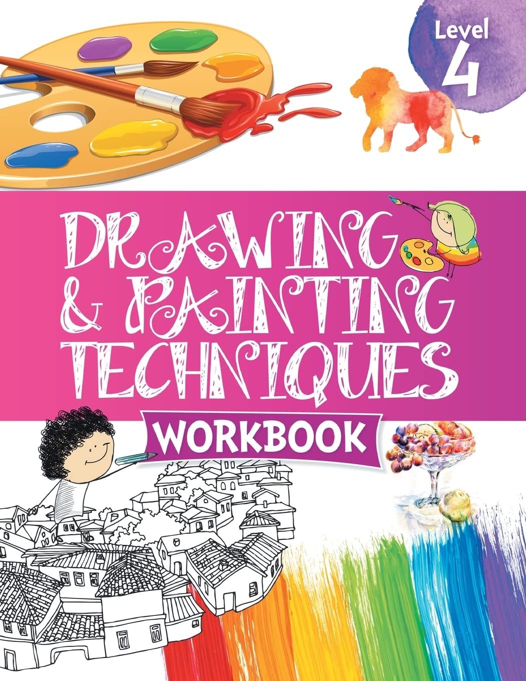 Drawing & Painting Techniques Workbook Grade 4 - Om Books 