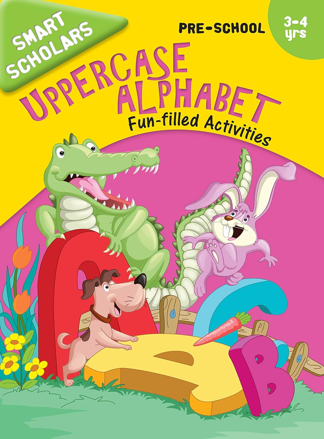 Smart Scholars Pre-School Uppercase Alphabet - Om Books 