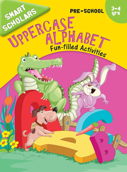 Smart Scholars Pre-School Uppercase Alphabet - Om Books 