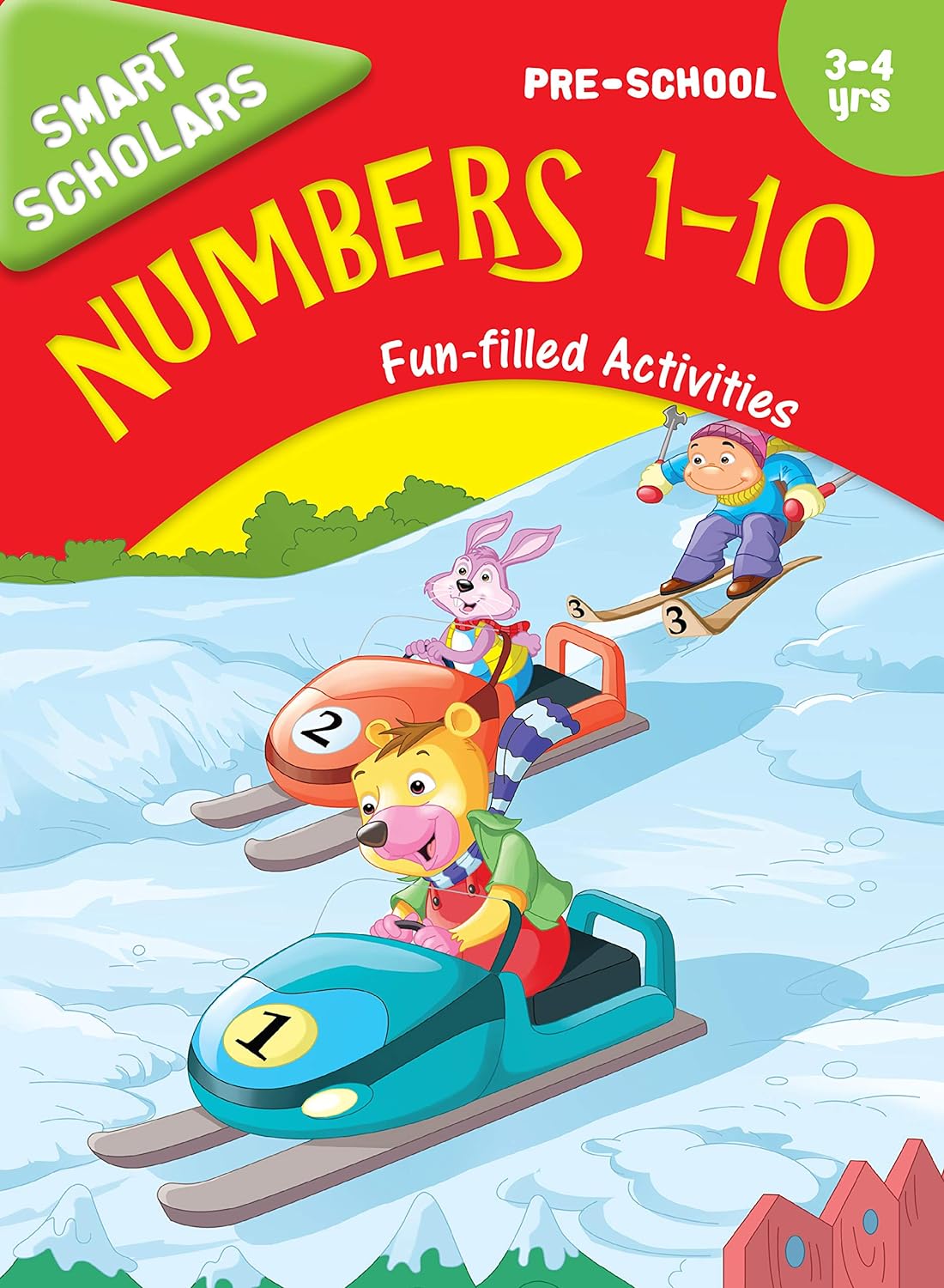 Smart Scholars Pre-School Numbers 1-10 - Om Books 
