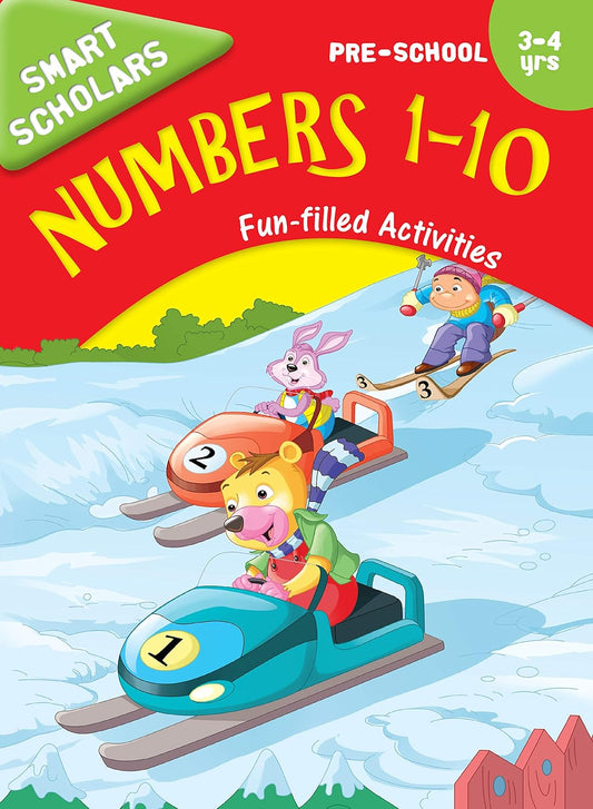 Smart Scholars Pre-School Numbers 1-10 - Om Books 